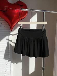 Comfortcana 女士简约纯色裙子，夏季时尚