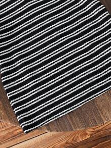 Tween Boys' Casual Daily Striped Collar Short Sleeve Loose Knit Polo Shirt