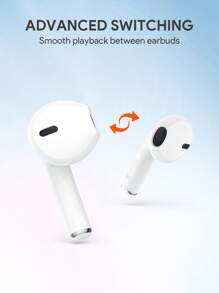 JMMO Auricolari senza fili con suono premium, accoppiamento automatico 5.3, auricolari senza fili con 14 ore di autonomia, leggeri, impermeabili IPX4, con microfono, compatibili con iPhone e Android, adatti per il gaming, altoparlante, regalo perfetto per San Valentino, Natale, vacanze, campeggio ed essenziali per l'autunno e l'inverno