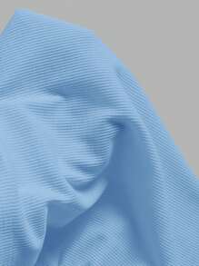 Slaydiva 休闲百搭白色深 U 领工字背心-C - 藍色 - 查看 5