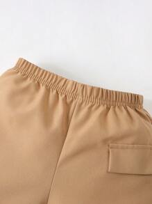 Ensemble de 2 pièces pour jeunes garçons d'été, nouvelle mode vêtements pour enfants. Costume garçon bébé avec haut manches courtes, tenue d'été stylée pour enfants