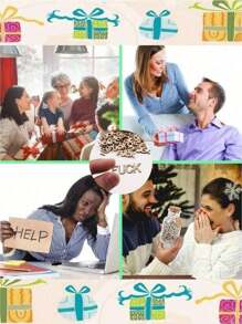 1 件 F U C K 礼品罐，恶作剧礼物，生日礼物，趣味礼物，木制字母剪纸字母 DIY 工艺品，F U C K S 装在玻璃瓶中赠送，送给朋友、同事、周年纪念日、情人节礼物，鼓励，奇妙的幽默，伟大的礼物创意礼物，桌面配件，愚弄朋友，让家人开怀大笑，F U C K S 赠送，返校 - 棕色 - 查看 14