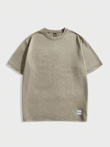 Manfinity VCAY Young Men's Knitted Casual Loose Fit Short Sleeve T-Shirt, Multi-Pack