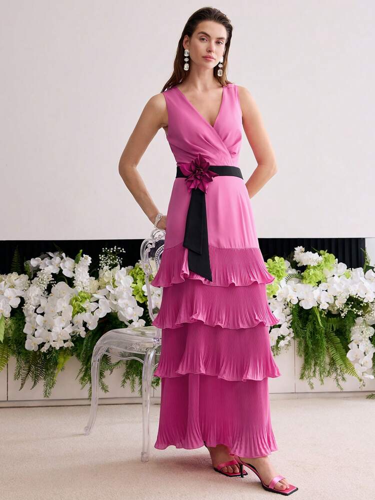 MOTF Soiréza STEREO FLORAL LAYERED DRESS