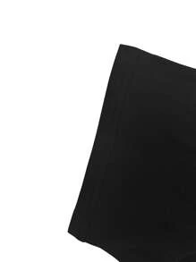 GymBeat 男士哑铃字母印花圆领短袖运动T恤，适合健身房穿着，舒适透气吸湿，男士压缩衣 - 黑色 - 查看 5