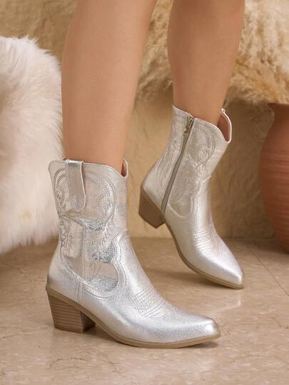 Styleloop Women's Ankle Boots And Short Boots, Suitable For Vacation, BOHO, Retro American, Bohemian, Western Style, Music Festival, Party, Christmas, Halloween