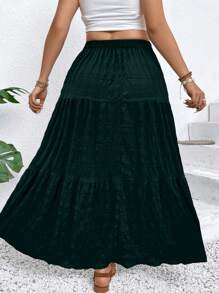 Breezaya 大码度假休闲纯色长裙女裙