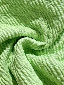 Swim Vcay Bộ đồ bơi bikini 2 mảnh gợi cảm buộc dây màu trơn cho nữ, đi biển mùa hè - Màu xanh Ô liu - Xem 6