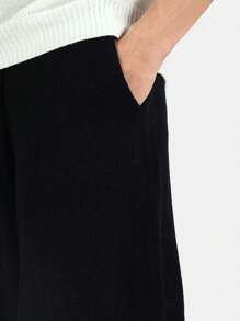 SUMWON 设计师针织 Polo 衫套装罗纹毛衣短袖上衣休闲夏春复古运动家居服街头套装