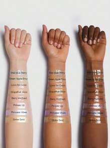 SHEGLAM Jelly Wow Hydrating Lip Oil-Strike Gold Glitter Moisturizing Lip Gloss High-Shine Glossy Glow Non-Sticky Lip Care Hydrating Sleep Mask Lip Makeup Brand Beauty Makeup Face Paint Cosmetic For Women Girls Perfect For Winter Ideal For Y2K Fancy Fashion Suitable For Birthday Christmas Gift Party Ready Best Color