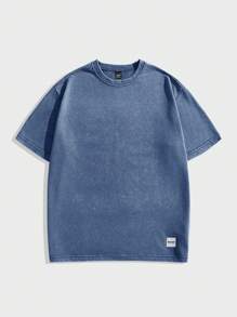 Manfinity VCAY Young Men's Knitted Casual Loose Fit Short Sleeve T-Shirt, Multi-Pack