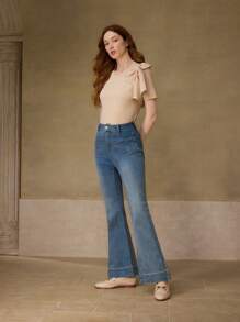 MOTF PREMIUM 休闲舒适百搭女式平底乐福鞋 - 杏色 - 查看 10