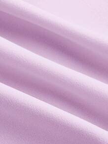 SHEIN MOD Women Ruffle Floral Print Lilac Strapless Bodycon Dress,Lilac Dress,Santa Dress, Party Women Dress,New Year Eve Dress - Lilac Purple - View 4