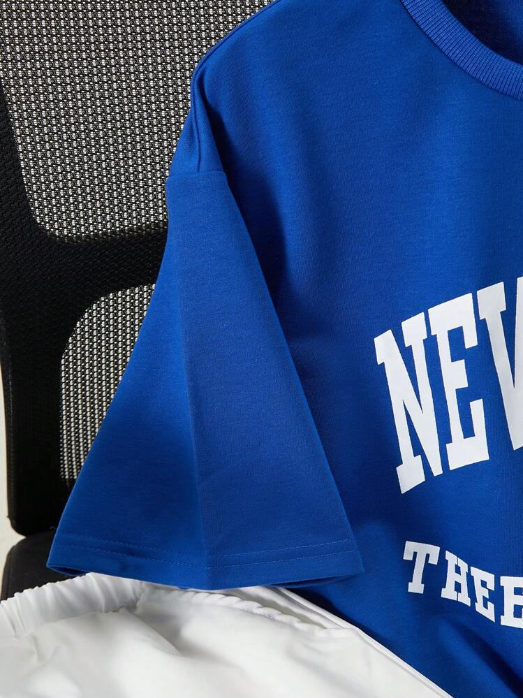 مجموعة من قطعتين للمراهقين الأولاد تي شيرت كاجوال...