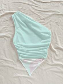 Soleia 女士花卉印花不对称下摆无袖休闲上衣