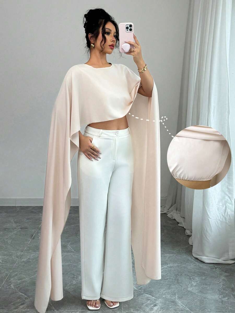 Elenzga Elegant Solid Color Cover Up-Style Oversized Shirt Cover Up ...
