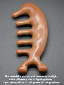 1 件经络按摩梳，海豚头设计按摩梳，五齿梳，适用于经络按摩，缓解压力，缓解情绪，身体护理，适用于旅行、户外、运动、办公室、学校、装饰品、礼品、发饰、返校用品