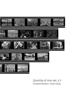 SHEIN 5 stuks zwarte 4"X6" / 5"X7" retro filmstijl decoratieve fotolijsten, lichtgewicht fotografische achtergrond