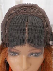 4x4 Short Bob Lace Front Glueless Human Hair Wigs, Transparent Lace Closure Pre Plucked Wig For Women - Natural Black - View 5