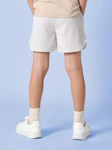 SUMWON Athletic Runner Shorts Comfort Elastic Waistband Zipper Pockets Breathable Sport Training Casual Summer Youth Boys Teen Activewear Performance - Grey - View 4