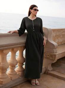 Maija Vestidos bohemios de talla grande con diseño elegante y de moda para mujer, ideales para festivales de primavera y verano