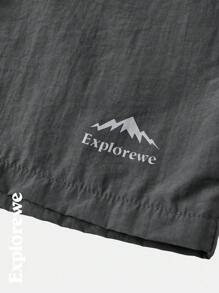 2 sztuki/zestaw chłopięcy bluza z kapturem, kurtka z zamkiem błyskawicznym i jednolity zestaw szortów, modny strój codzienny do codziennego noszenia, wiosna/lato