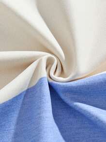 SHEIN 2 pezzi Set di maglietta e pantaloncini da ragazzo con stampa colorata di montagne - Multicolore - Visualizzare 7