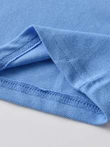 SHEIN Young Boy 恐龍刺繡 Polo 衫