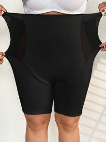 SHEIN CURVE+ Curve Plus High Waisted Shapewear Shorts