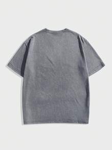 Manfinity VCAY Young Men's Knitted Casual Loose Fit Short Sleeve T-Shirt, Multi-Pack