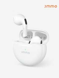 JMMO Auriculares inalámbricos con sonido premium, emparejamiento automático 5.3, audífonos inalámbricos con micrófono compatibles con compatible con iPhone y Android, con 14 horas de duración de reproducción, resistentes al agua IPX4, ideales como regalo de Navidad, Día de San Valentín u otras ocasiones, artículo esencial para acampada, vacaciones y talla grande.