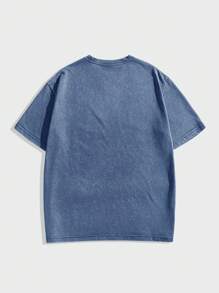 Manfinity VCAY Young Men's Knitted Casual Loose Fit Short Sleeve T-Shirt, Multi-Pack