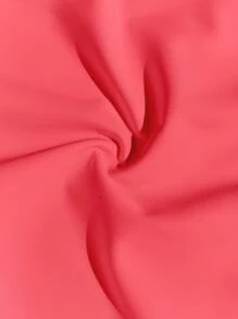 Slaydiva Damen Große Größen Oberteil mit Rüschenkanten und Paperbag Taille Weite Hose