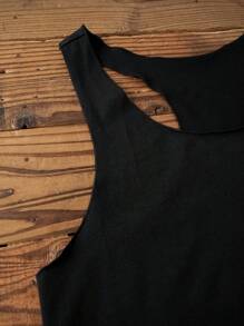 SHEIN LUNE 3pcs/Pack Women Casual Camisole Tank Tops, Slightly Sheer For Spring & Summer Layering Back To School - Multicolor - View 2