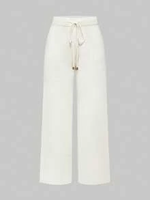 ROMWE Kawaii 秋冬大码蕾丝拼布露肩柔软针织毛衣套装，百搭