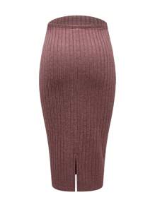 Modmama Maternity   Women's Ribbed Bodycon Skirt With Tummy Control, 3 Pieces Set