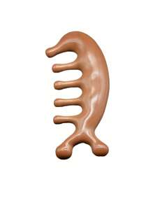 1 件经络按摩梳，海豚头设计按摩梳，五齿梳，适用于经络按摩，缓解压力，缓解情绪，身体护理，适用于旅行、户外、运动、办公室、学校、装饰品、礼品、发饰、返校用品