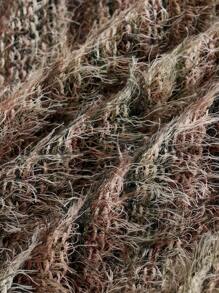 SHEIN ICON Vintage American Style Bodycon Sexy Mini Skirt Winter - Multicolor - View 4