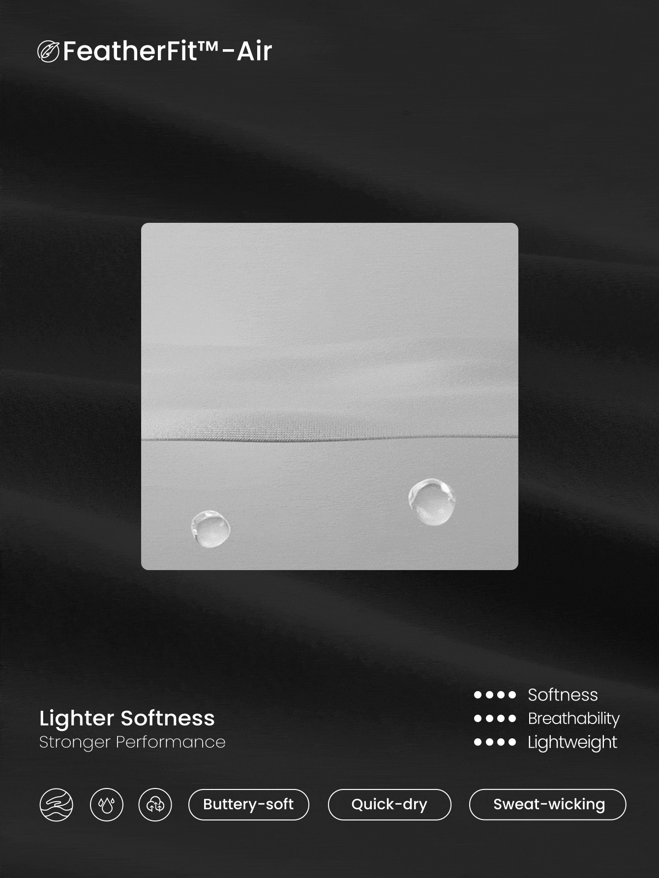 GLOWMODE Áo ba lỗ sọc tương phản thấm mồ hôi FeatherFit™-Air, nhanh khô, tác động thấp, tập yoga Pilates Studio, mặc thường ngày, có thể tháo rời cúp ngực - Đen và trắng - Xem 5