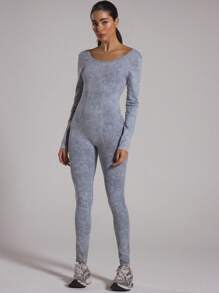 Musera Sport Women Sports Jumpsuits, Padel, Tennis, Pickleball Gym Fitness - Grey - View 4
