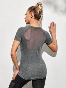 Exploreva Tricou sport cu mâneci raglan