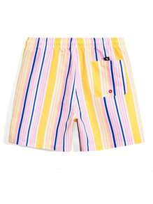 Manfinity Swimmode Men's Minimalist & Fashionable Swimsuit, Suitable For Summer