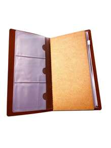 1 件棕色皮革笔记本，复古风格环绕式封口日记本，创意设计，便携式旅行日记本，日常笔记本，适合学校 2025 年日记本 - 均碼 - 查看 6