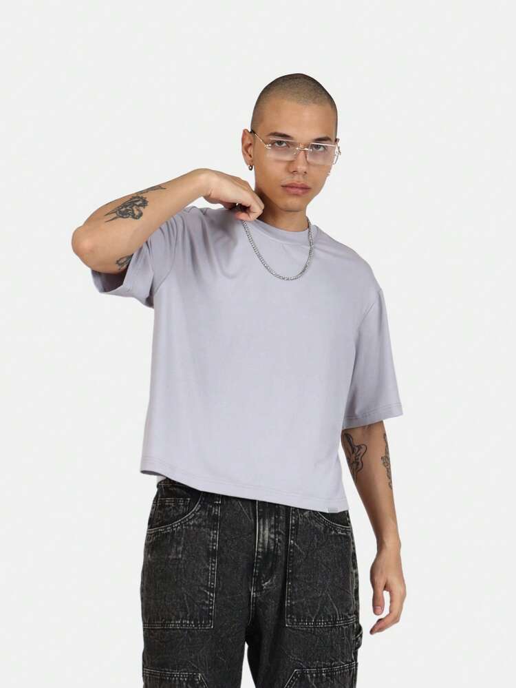 Oversized Streetwear Typography Print Back Design Tee