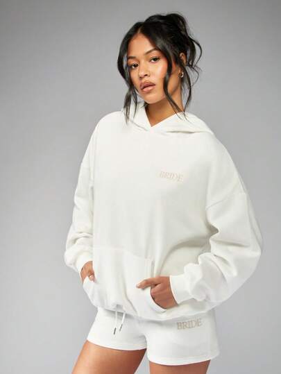 MISSGUIDED Cozy Drawstring Fleece Jogger Shorts Loungewear Athletic Mid-Rise Sweat Shorts For Workout Running Exercise Gym Training Athletic Casual