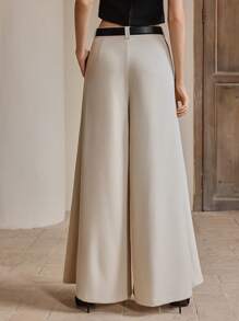 Anewsta Elaire 女式阔腿裤，宽松休闲优雅长裤，百搭“老钱”风格