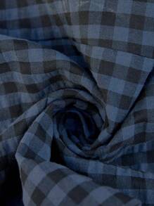 SHEIN Gasaul 度假格子阔腿孕妇连体裤