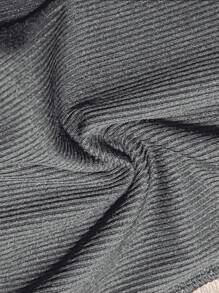 Slaydiva Women's Contrast Color Splice Long Sleeve Jumpsuit - Grey - View 3