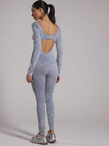 Musera Sport Women Sports Jumpsuits, Padel, Tennis, Pickleball Gym Fitness - Grey - View 3