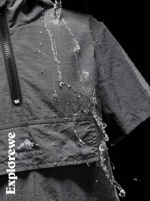 2 sztuki/zestaw chłopięcy bluza z kapturem, kurtka z zamkiem błyskawicznym i jednolity zestaw szortów, modny strój codzienny do codziennego noszenia, wiosna/lato